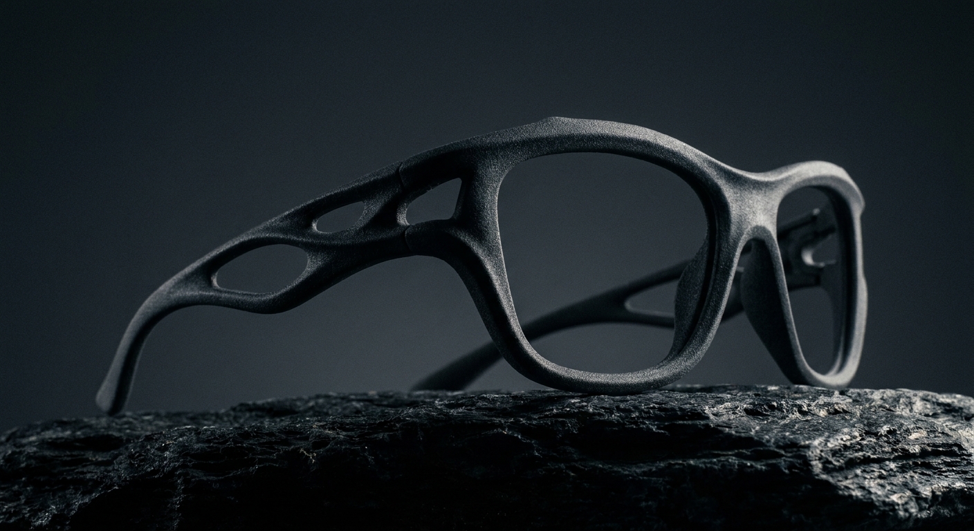 Monture sculpturale imprimée en 3D