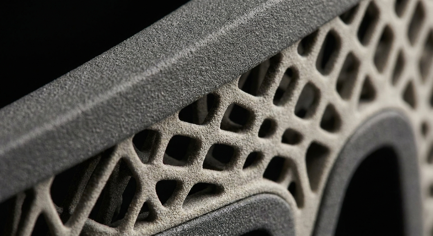Macro de la surface nylon PA12