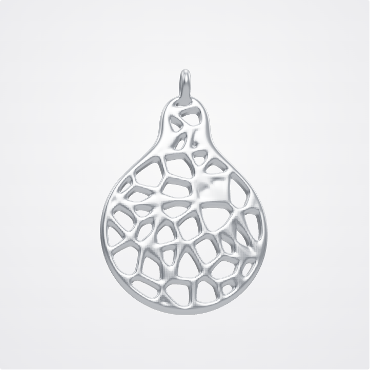 Pendentif génératif en cobalt-chrome