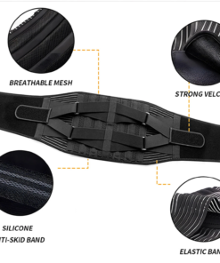 Ceinture de soutien lombaire ergonomique – Image 3