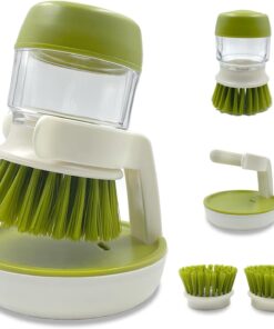 Distributeur de savon et brosse à vaisselle