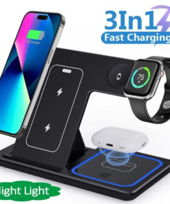 Chargeur sans fil pliable 3-en-1 – Image 3