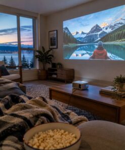 Alternative view of Mini projecteur portable pour films et jeux