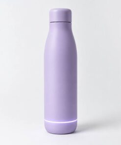 Bouteille d'eau connectée avec rappel lumineux