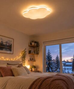 Alternative view of Plafonnier LED effet nuage