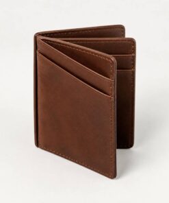 Porte-cartes minimaliste en cuir