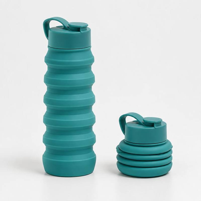 Bouteille d'eau pliable en silicone