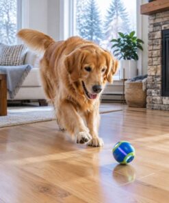Alternative view of Balle interactive automatique pour chien
