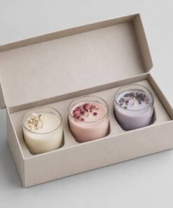 Coffret de bougies parfumées artisanales