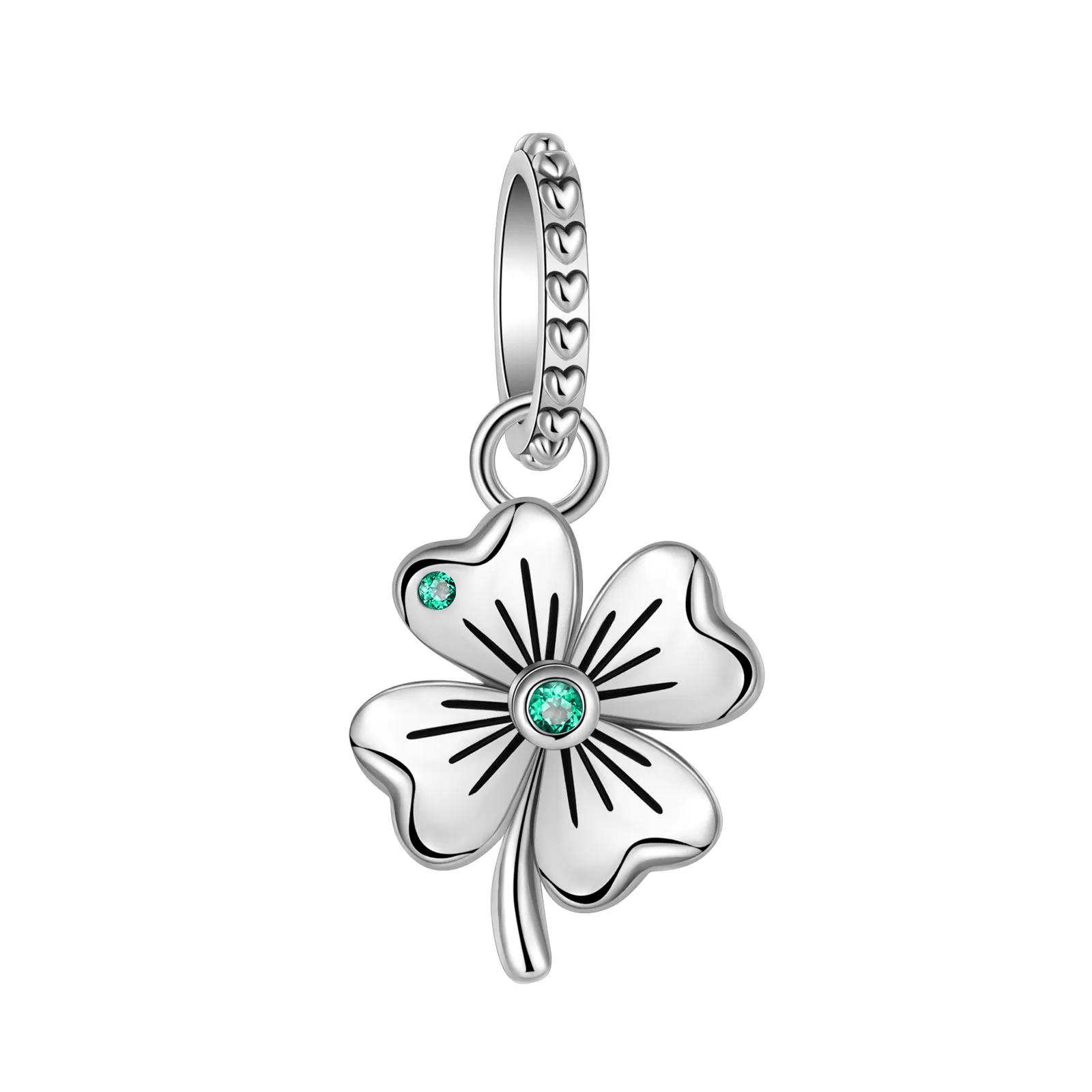 Pendentif Perle Chiffre en Argent Sterling pour Bracelet Pandora - Chien - Image 3