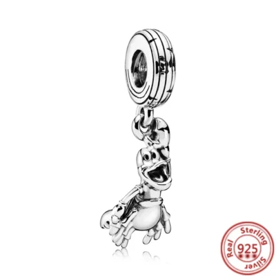 Pendentif Perle Chiffre en Argent Sterling pour Bracelet Pandora - Y398