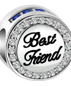 Pendentif Perle Chiffre en Argent Sterling pour Bracelet Pandora - SCR6043