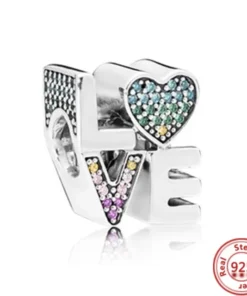 Breloque Chiffre en Argent Sterling pour Bracelet Pandora - Cadeau Femme
