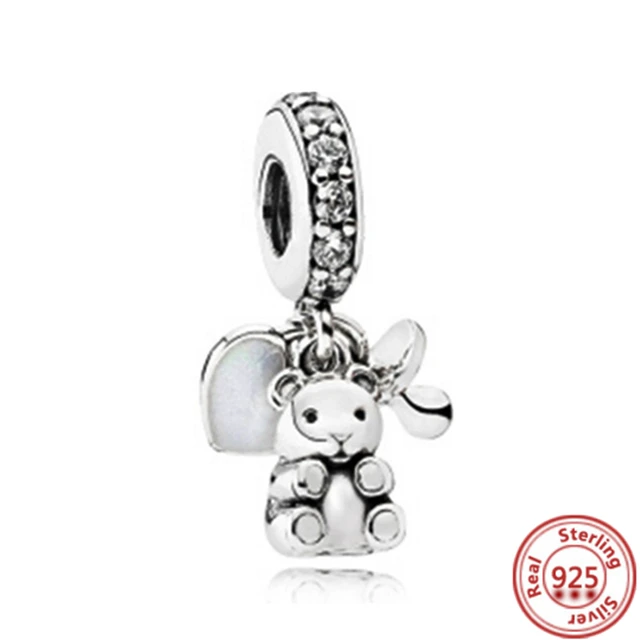 Breloque Chiffre en Argent Sterling pour Bracelet Pandora - Cadeau Femme