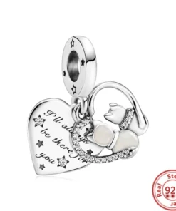 Breloque Chiffre en Argent Sterling pour Bracelet Pandora - Cadeau Femme