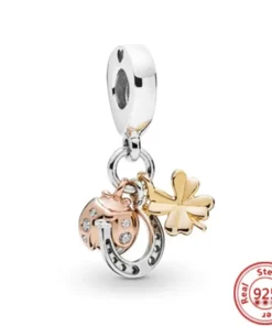 Breloque Chiffre en Argent Sterling pour Bracelet Pandora - Cadeau Femme
