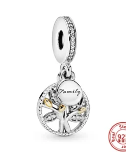 Breloque Chiffre en Argent Sterling pour Bracelet Pandora - Cadeau Femme