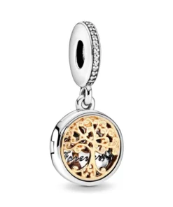 Breloque Chiffre en Argent Sterling pour Bracelet Pandora - Cadeau Femme