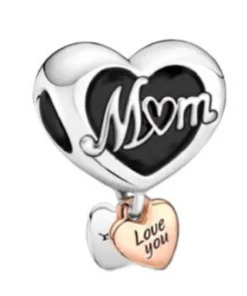 Breloque Chiffre en Argent Sterling pour Bracelet Pandora - Cadeau Femme