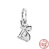 Breloque Chiffre en Argent Sterling pour Bracelet Pandora - Cadeau Femme