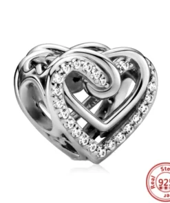 Breloque Chiffre en Argent Sterling Yin Yang pour Bracelet Pandora - Cadeau Femme