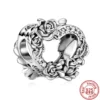 Breloque Chiffre en Argent Sterling pour Bracelet Pandora - Cadeau Femme