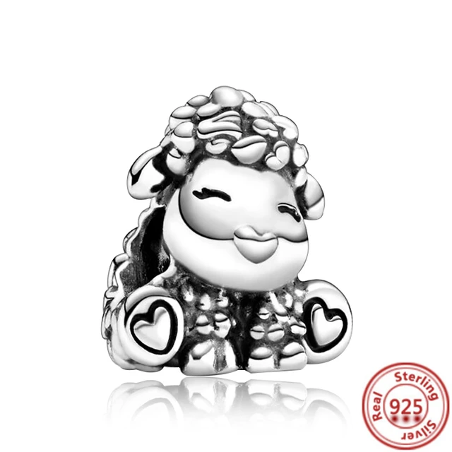 Breloque Chiffre en Argent Sterling pour Bracelet Pandora - Cadeau Femme