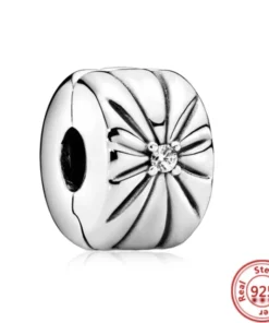Breloque Chiffre en Argent Sterling pour Bracelet Pandora - Cadeau Femme