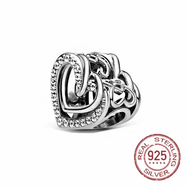 Breloque Chiffre en Argent Sterling pour Bracelet Pandora - Cadeau Femme