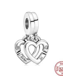 Breloque Chiffre en Argent Sterling pour Bracelet Pandora - Cadeau Femme