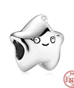 Breloque Chiffre en Argent Sterling pour Bracelet Pandora - Cadeau Femme
