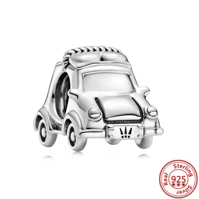 Pendentif perle famille chiot en argent sterling 925 compatible Pandora