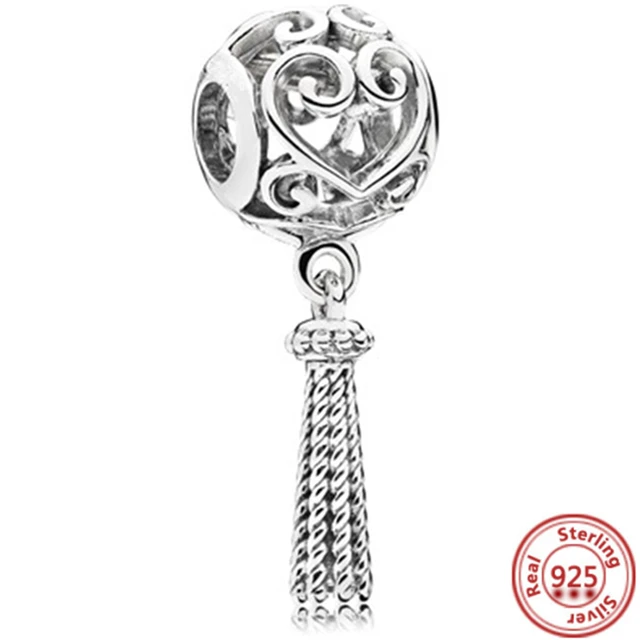 Pendentif perle famille chiot en argent sterling 925 compatible Pandora