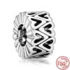 Pendentif perle famille chiot en argent sterling 925 compatible Pandora