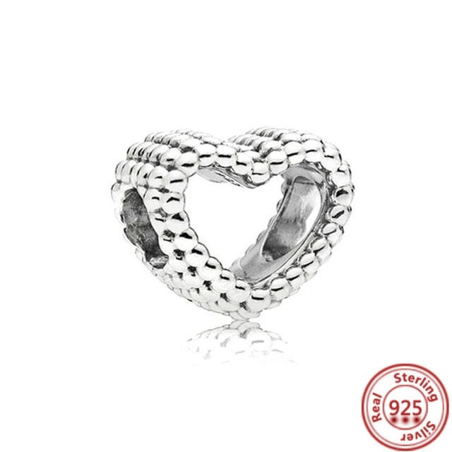 Pendentif perle famille chiot en argent sterling 925 compatible Pandora