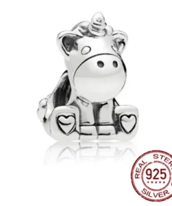 Breloque chiffre en argent sterling pour bracelet Pandora - Cadeau personnalisé