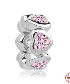 Pendentif Perle Chiffre en Argent Sterling pour Bracelet Pandora - Y384