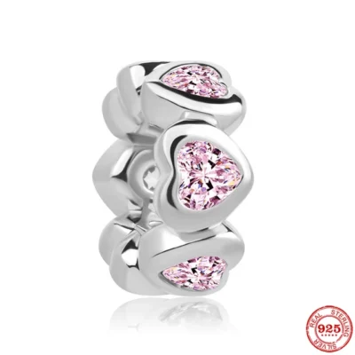Pendentif Perle Chiffre en Argent Sterling pour Bracelet Pandora - Y384