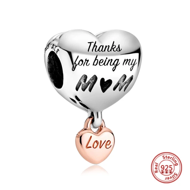 Breloque chiffre en argent sterling pour bracelet Pandora - Cadeau personnalisé