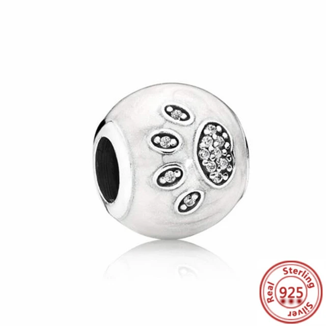 Pendentif Perle Chiffre en Argent Sterling pour Bracelet Pandora - SMC1325