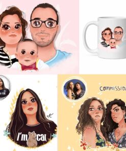 Collection Portraits personnalisés – Cadeau unique au Québec