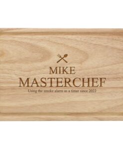 Alternative view of Planche à découper personnalisée - Maître Chef
