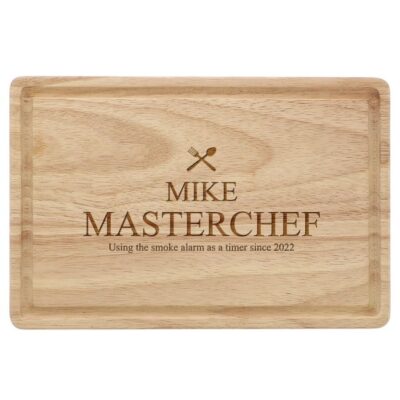 Alternative view of PERSONALISED CHOPPING BOARD - MASTER CHEF