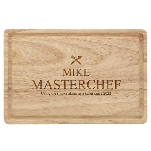 Planche à découper personnalisée - Maître Chef - Image 2