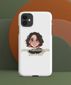 Alternative view of Coque Snap personnalisée pour iPhone® – Collection Portraits Québec