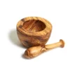 Natural Olive Wood Mortar & Pestle