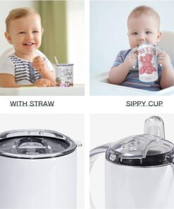 Alternative view of Tumblers Stainless Steel, Insulated Skinny Tumblers with Splash-proof Lid, Shatterproof Water Tumbler, Sippy Cup with 2 LIDS