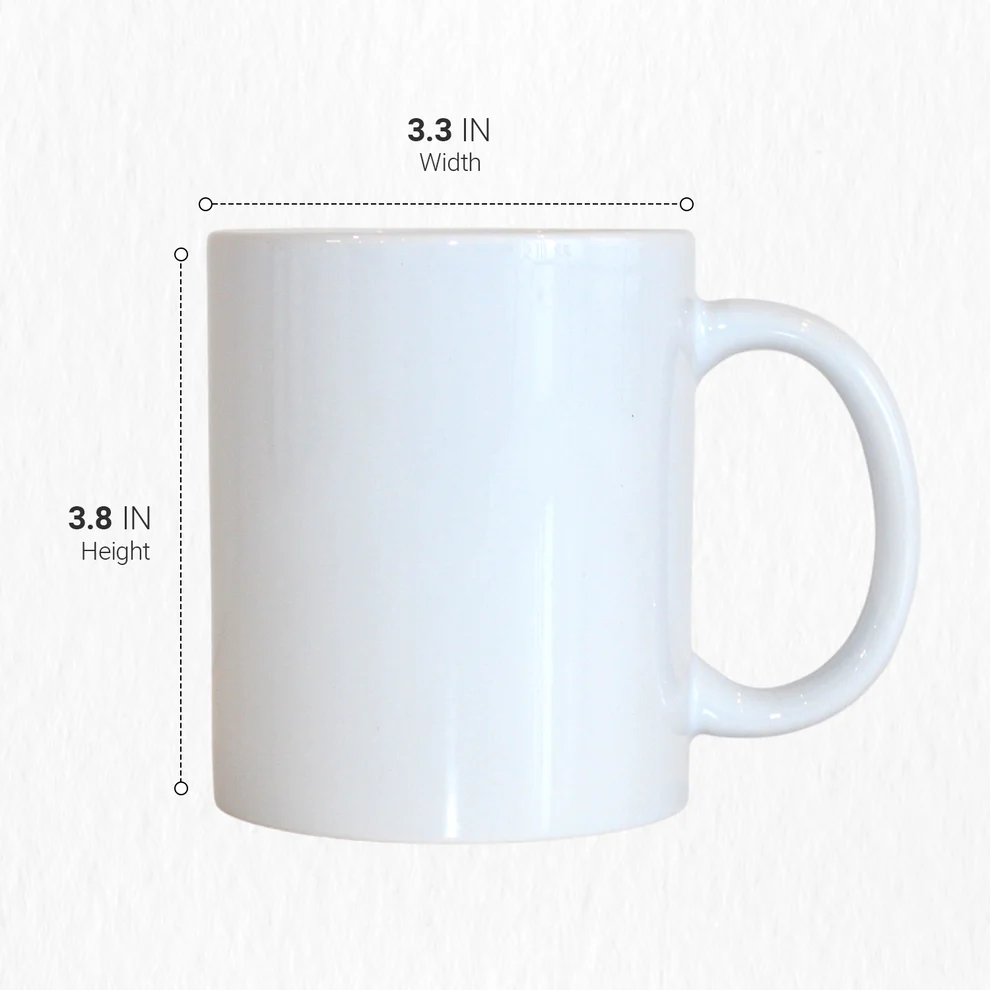 White 11 oz Mugs, AAA Coating - Image 3