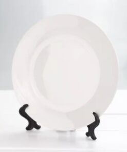 Alternative view of White Round Ceramic Plate