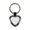 Metal keychain - heart